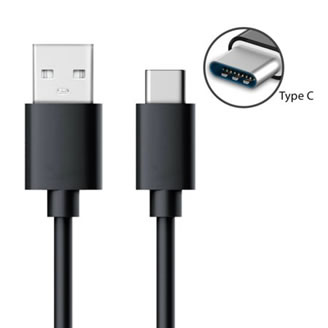 Das mitgelieferte USB Typ C Kabel